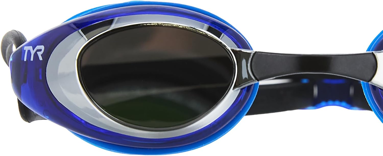 TYR Adult Blackhawk Racing Goggles - Streamlined Performance Swim Goggles