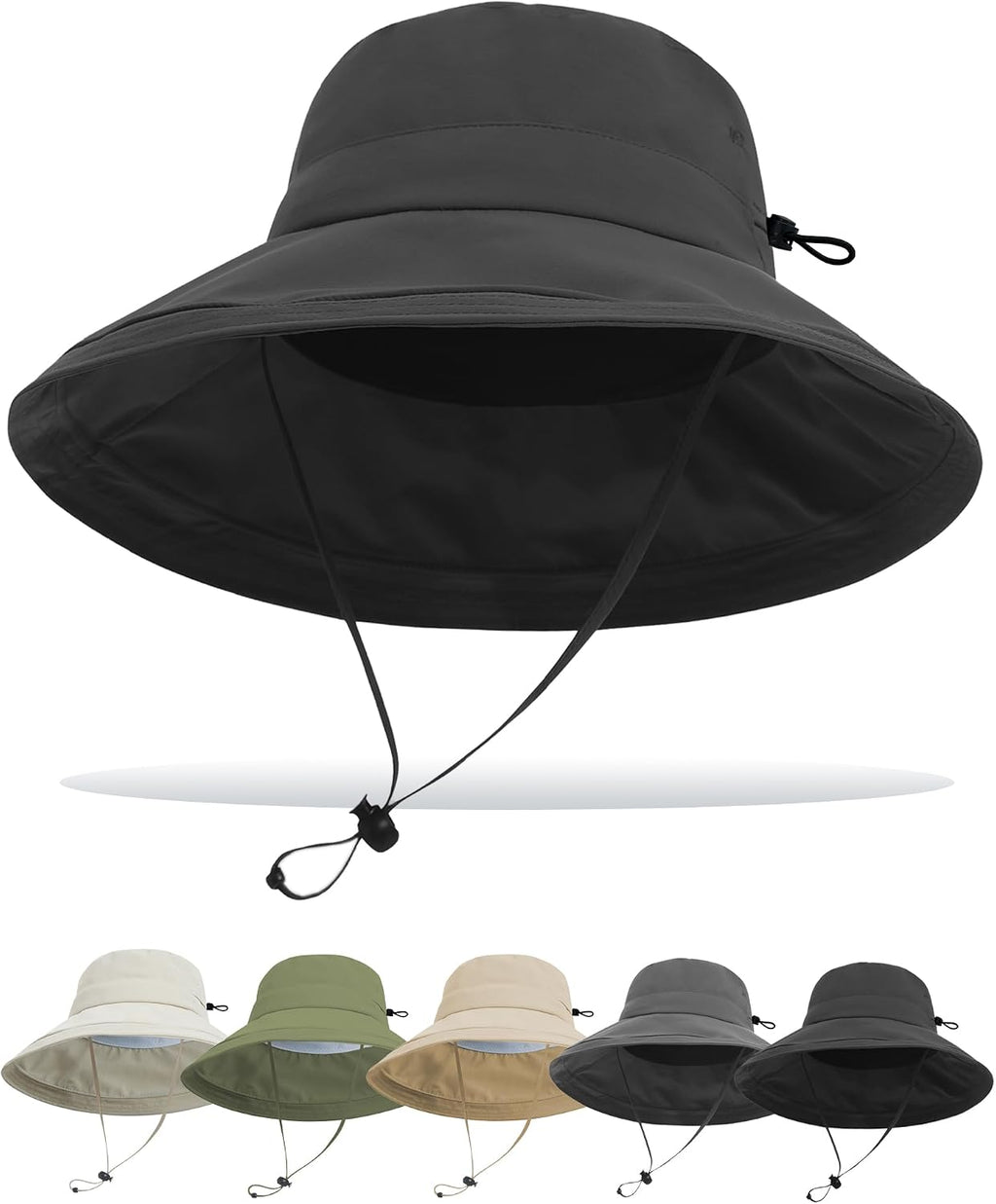 Sun Hats for Women UV Protection Wide Brim Hat with Ponytail Hole