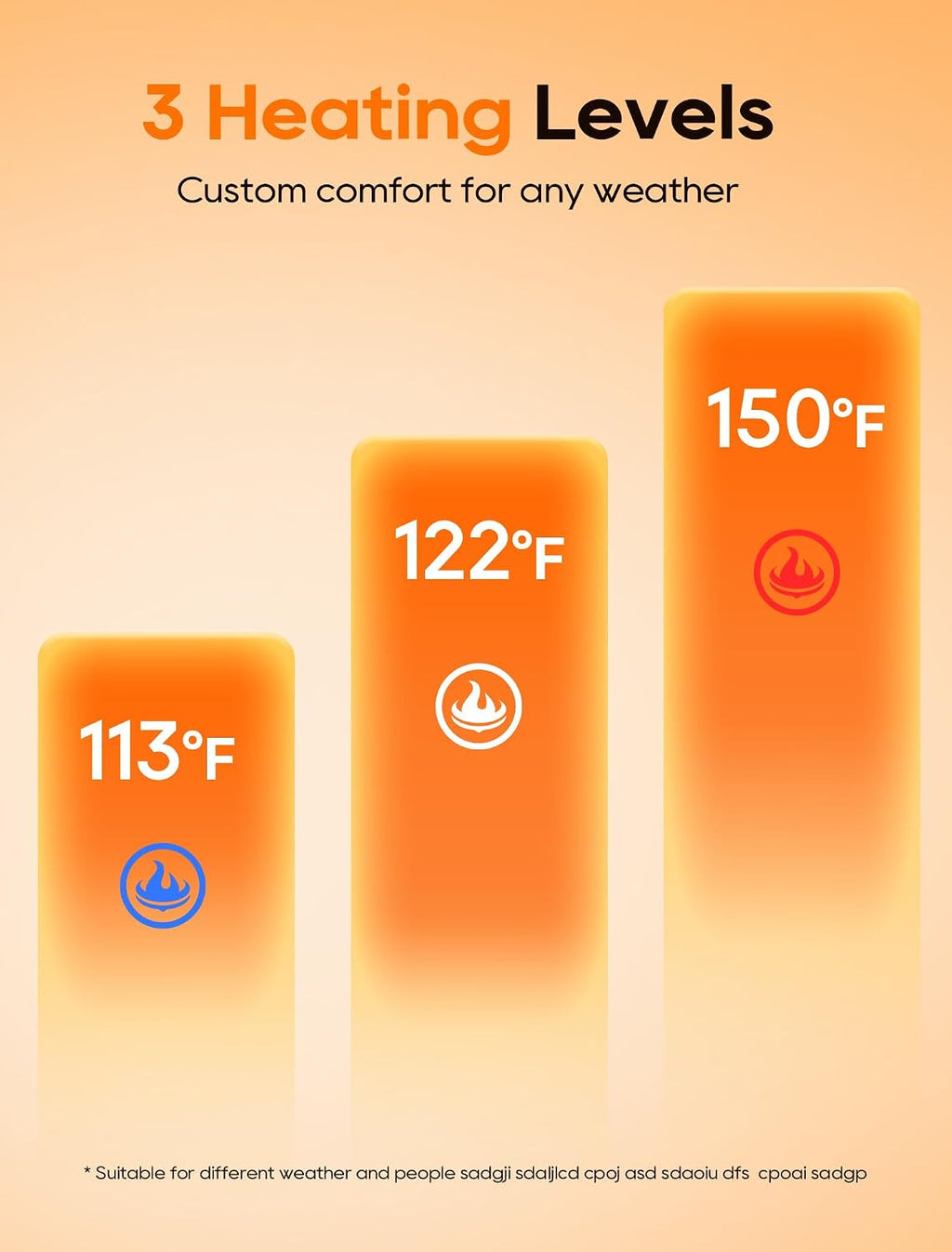 Heated Gloves, Rechargeable Heated Gloves for Men Women, Waterproof Electric Heating Ski Gloves with Touchscreen for Cold Weather Motorcycle Skiing Snowboarding Hiking Hunting Gifts