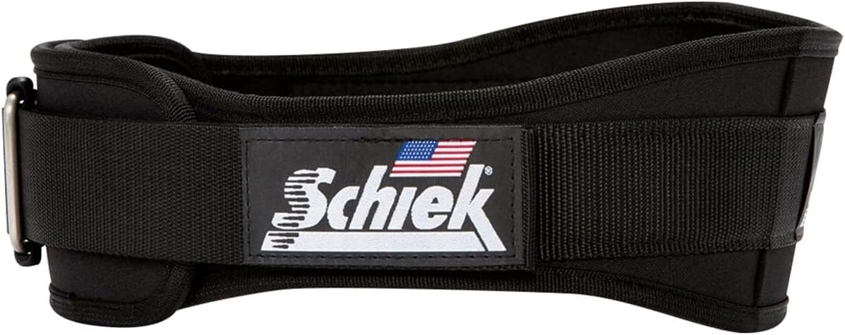 Schiek Sports Model 2004 Nylon 4 3/4" Weight Lifting Belt - Black