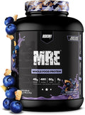 REDCON1 MRE Whole Food Protein Powder, Blueberry Cobbler - Meal Replacement Made with Animal and Plant Based Protein Sources, Nutrient and Calorie Dense, 0g Added Sugar (24 Servings)