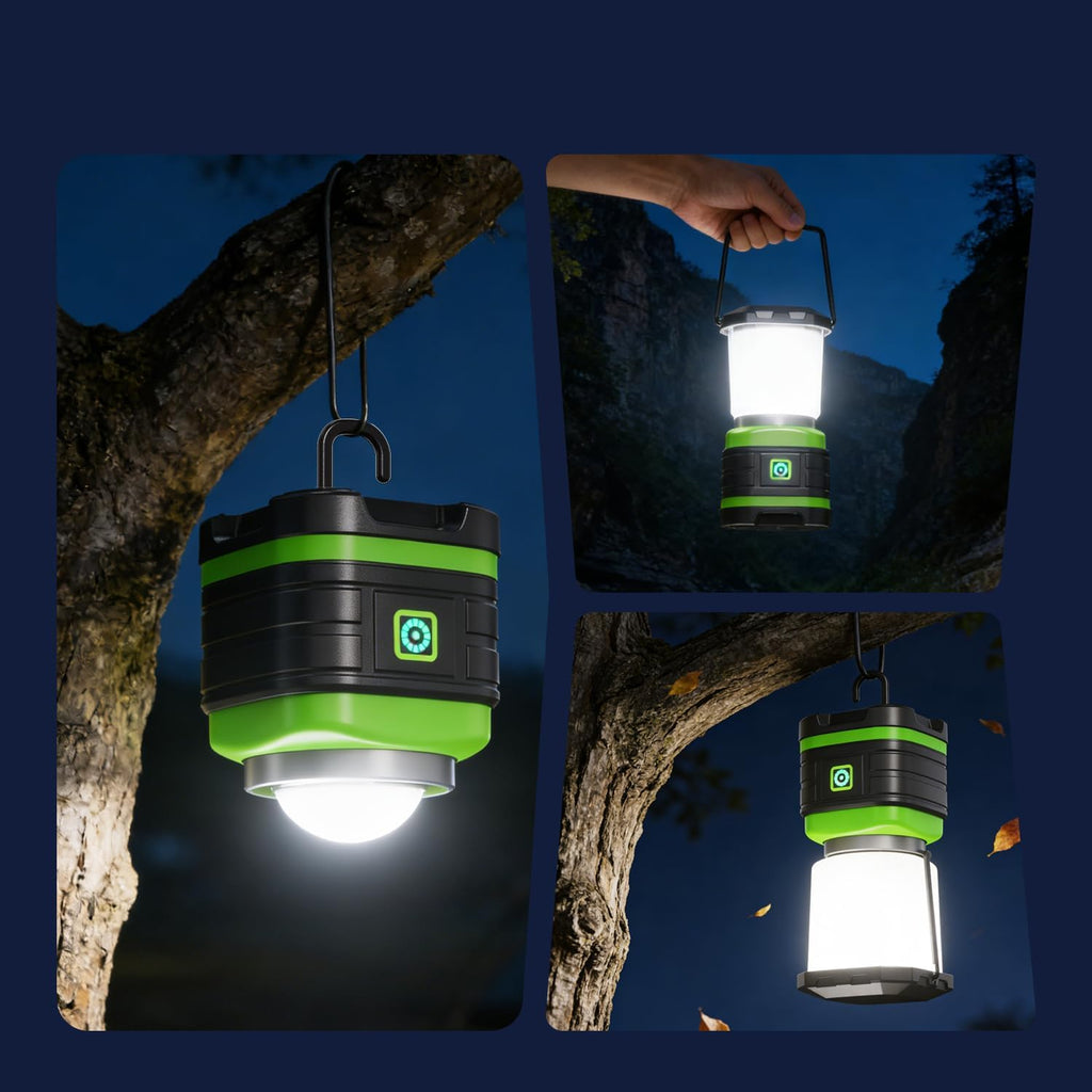 Lichamp LED Camping Lantern, Portable Lanterns Flashlights, Outdoor Lights