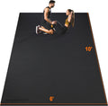 Large Exercise Mat 8'x5'|12'x6'|10'x6'|6'x4'|6'x2' Workout Mat for Home Gym Mats Exercise Heavy Duty Gym Flooring Fitness Mat Large Yoga Mat Cardio Mat for Weightlifting, Jump Rope, MMA, Shoe-Friendly
