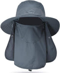 Fishing Hat for Men & Women, Sun Protection Hat with Face Cover & Neck Flap