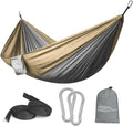 Forbidden Road Camping Hammock 400lbs Capacity Portable Hammock for Outside, Backyard, Travel, Backpacking, Beach
