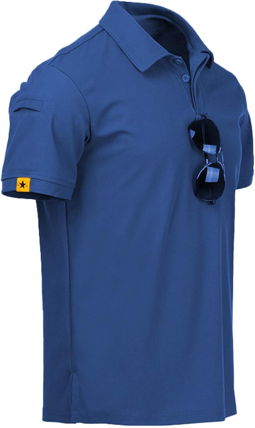 ZITY Mens Polo Shirt Short Sleeve Moisture Wicking Athletic Golf Polos