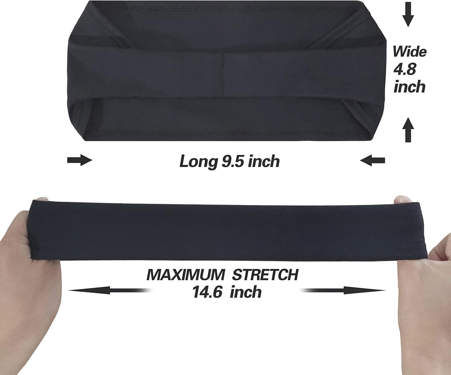 Acozycoo Headbands for Men,5 Pack Mens Moisture Wicking Workout Sweatband