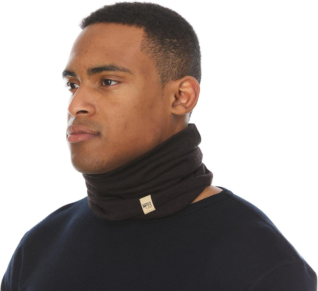 100% Merino Wool - Midweight Neck Gaiter - Skiing Neck Warmer - Winter Face Mask - Multipurpose Headwear