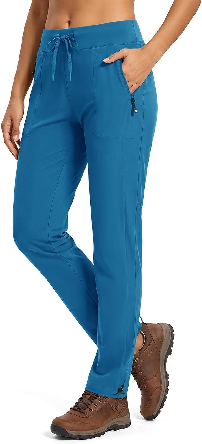 TBMPOY Women's Hiking Pants Lightweight Water Resistant Stretch