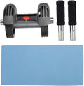 AB Double Roller Workout System Abdominal Muscle Exerciser Gym Home Fitness Equipment Gray