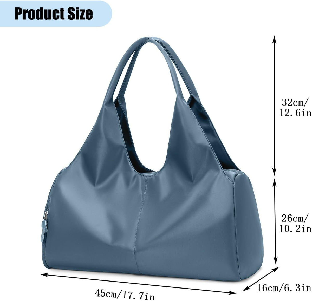 Forestfish Gym Bag For Women With Shoes Compartment & Wet Dry