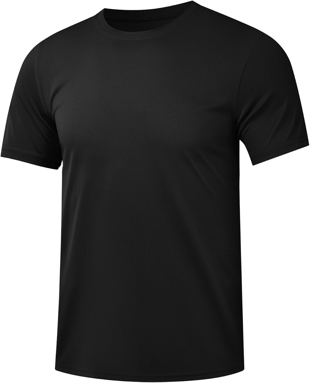 Kinglaman 1/4/5/6 Pack Men's Workout Gym Dry Fit Short Sleeve T Shirts