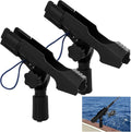 2‑Pack Kayak Fishing Rod Holders, 360° Adjustable Pole Holders for Boats