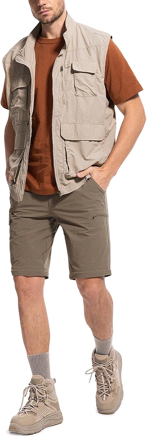 Moosehill Men's Hiking Pants: Convertible Quick-Dry
