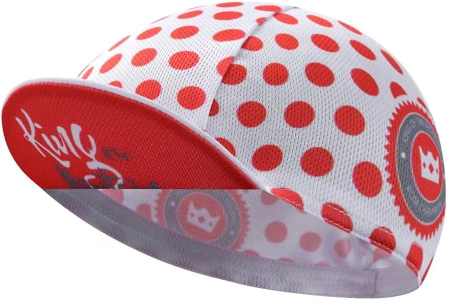 Funny Cycling Cap - Polyester Cartoon Cycling Hat-Under Helmet - Cycling Helmet Liner Breathable&Sweat Uptake
