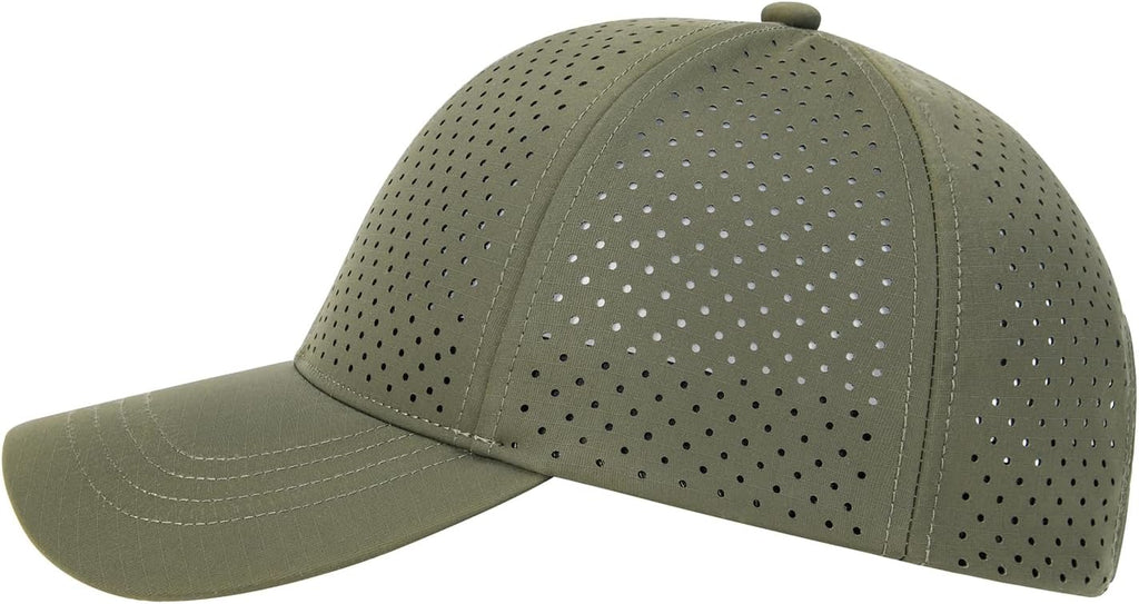 FEINION Men Laser Mesh Breathable Snapback Baseball Cap