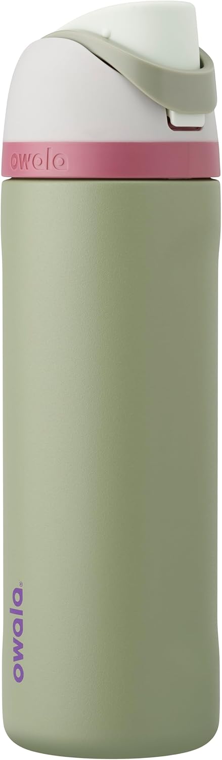 Owala FreeSip Stainless Steel Water Bottle 24 oz 80s Ski Slopes