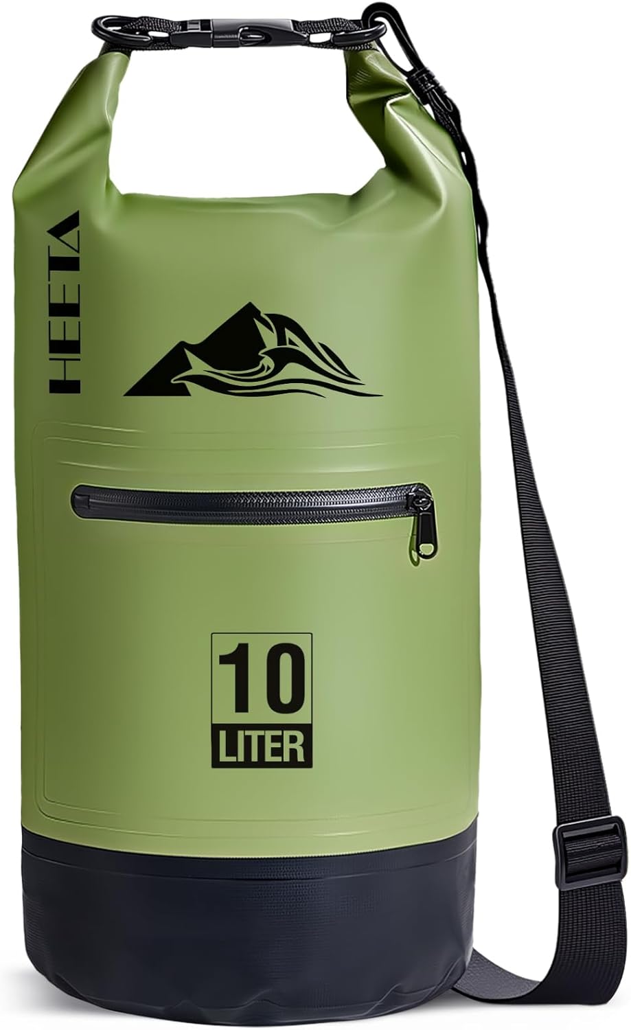 HEETA Waterproof Dry Bag Backpack with Zippered Pocket 5L/10L/20L/30L/40L
