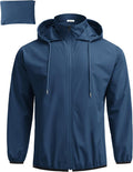COOFANDY Men's Light Rain Jacket Packable Waterproof Raincoat Windbreaker