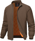 TBMPOY Men's Winter Jackets Bomber Padded Casual Windbreaker Warm Fall Coat