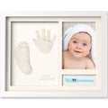 KeaBabies Baby Footprint Kit, Clay Paw Print Kit, Newborn (Alpine White)