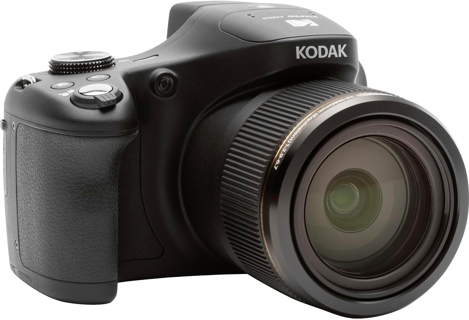 Kodak PIXPRO AZ653 Digital Camera (Black) 20MP Digital Camera Travel Bundle | Wide-Angle Telephoto Lens,Image Stabilization, for Travel, Wildlife &amp; Sports Photography + 64GB Card, Soft Case and More