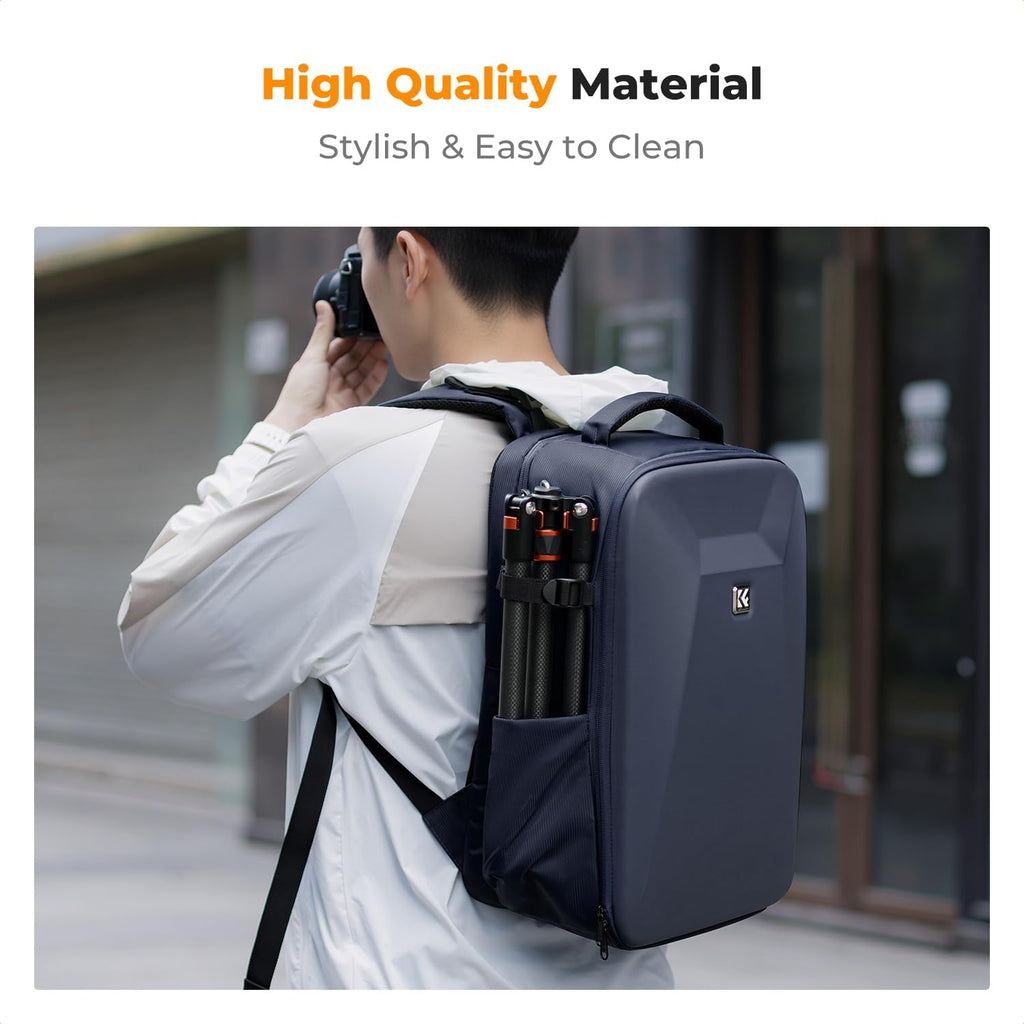 K&F CONCEPT Camera Backpack,Hardshell Photography DSLR Camera Bag