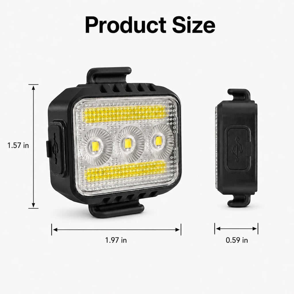 Bike Lights Front and Back Set for Night Riding,Rear Bicycle Light