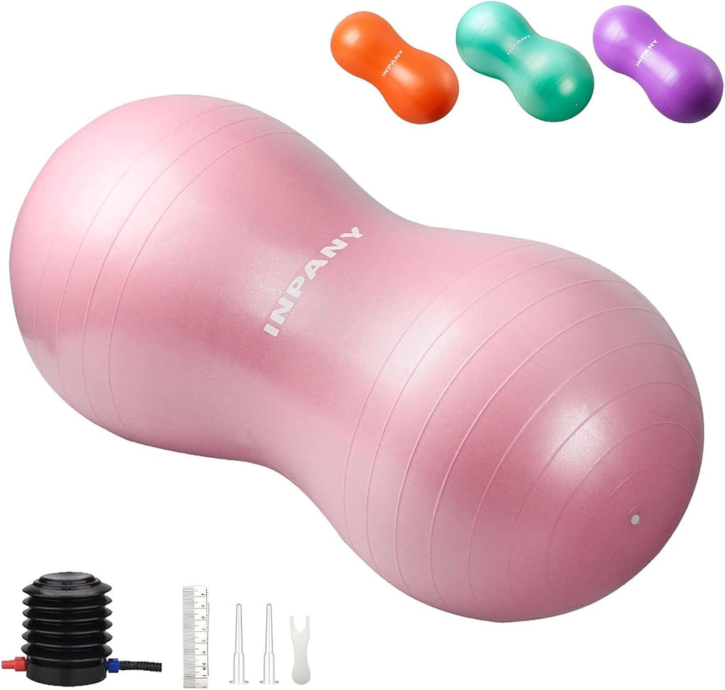 INPANY Peanut Exercise Ball for Labor, Physical Therapy & Fitness