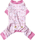 KYEESE Velvet Dog Pajamas for Small Dogs Soft Onesie Shirt, Unicorn Pink