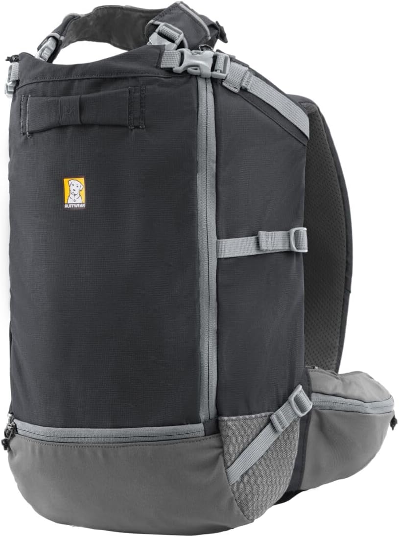 Ruffwear, Hitch Hiker Dog Backpack Carrier, Basalt Gray, X-Small