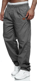 Rela Bota Mens Casual Jogger Pants Cargo Pants Drawstring Sweatpants