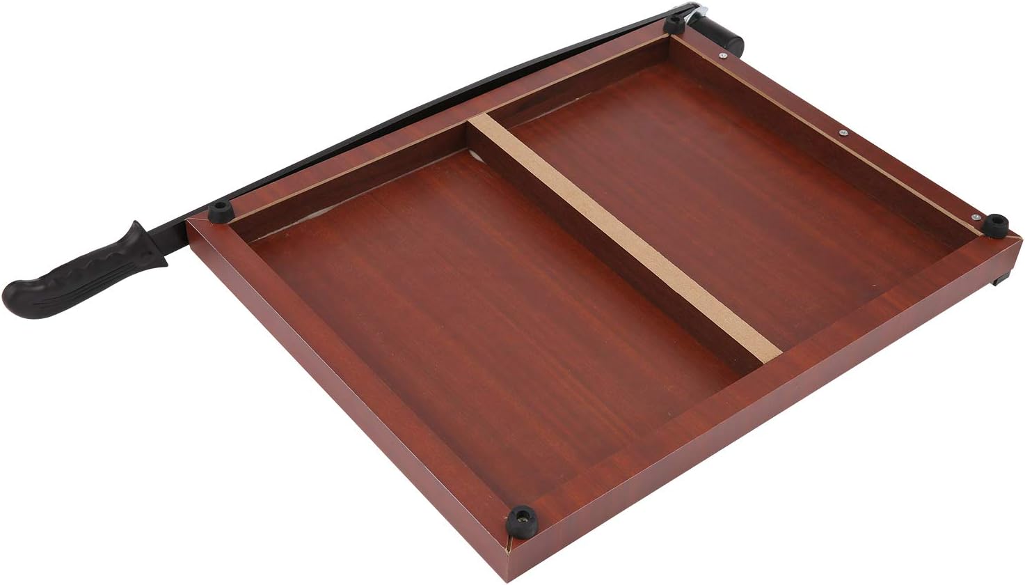 18" Guillotine Paper Cutter, 12-Sheet Precision Trimmer with Safety Lock