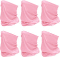SHEVERCH 6 Pack Neck Gaiter Face Mask Sun UV Protection For Men Women