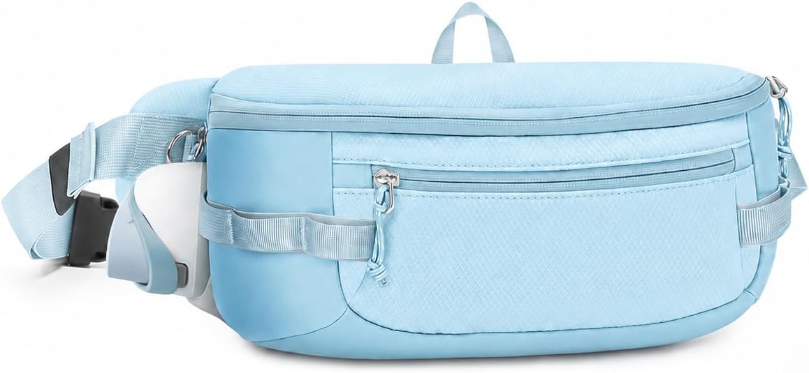 TOPEAST Fanny Pack 5L Large Capacity Waist Pack with Water Bottle Pocket