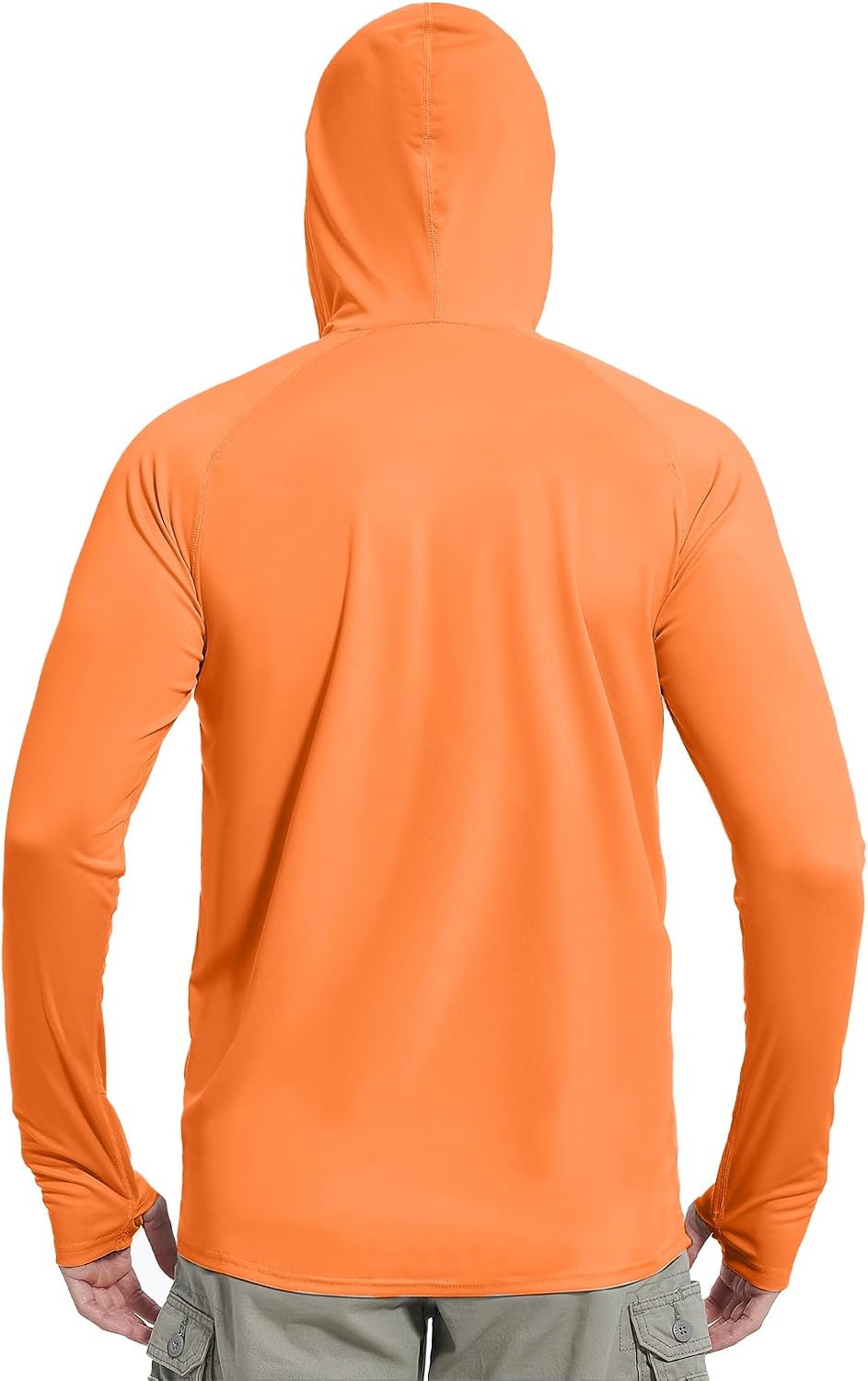 isnowood Mens UPF 50+ Sun Hoodie Long Sleeve Fishing Shirt with Face Mask