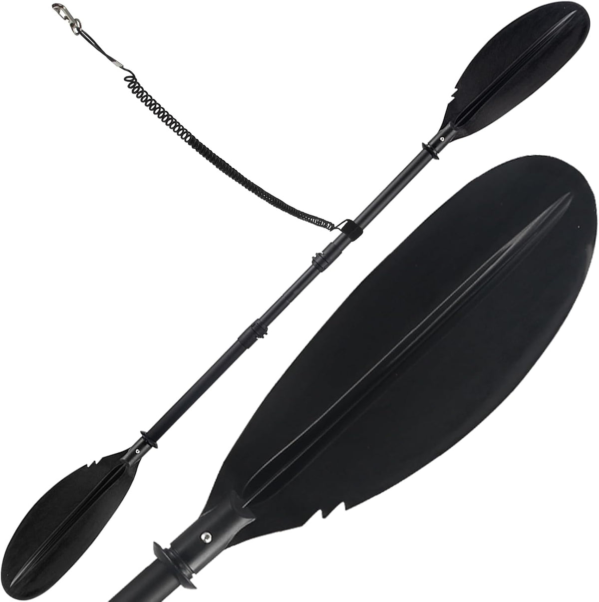 Kayak Paddles for Adults, Kayak Paddles Oars Telescoping Heavy Duty 360° Rotatable Blade with Paddle Leash & Non-Slip Grip Floating Paddle for Kayaking Inflatable Kayaks SUP Canoeing