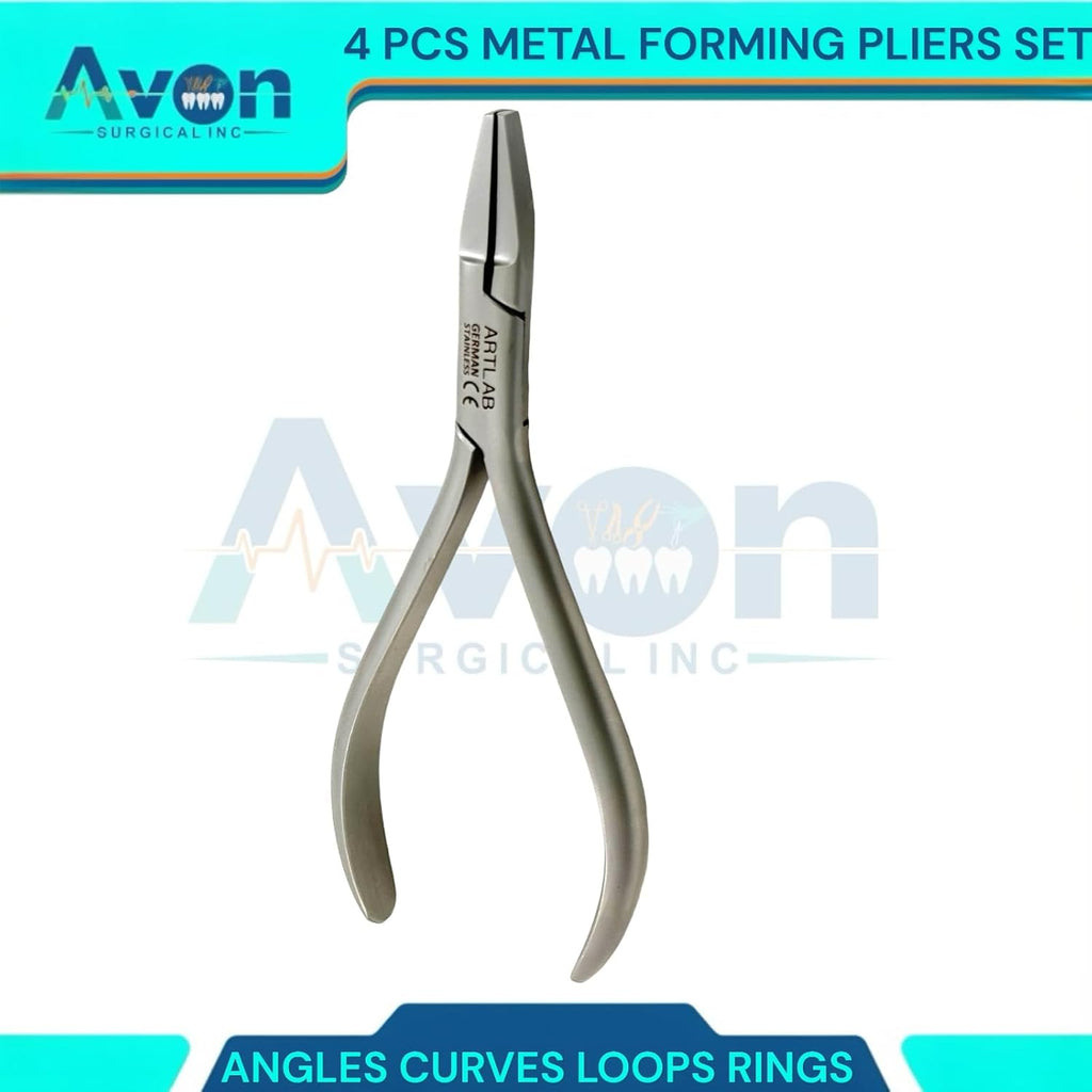 Metal Forming Kit of 4 Pliers | Wire Bending, for Forming Loops, Curves, Rings, Angles, and More. Hobby Wires, Jewelry Wire Bending Tools | Made of German Stainless Steel
