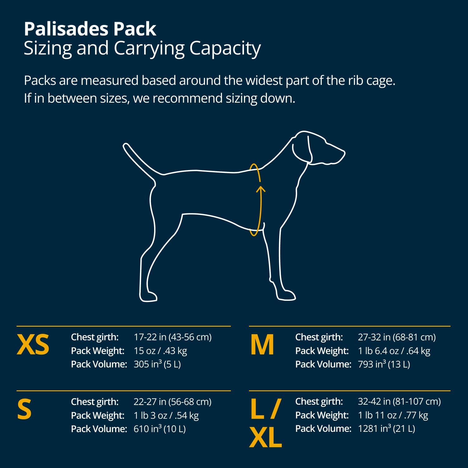 Ruffwear, Palisades Dog Backpack, Glacier Lake, Small