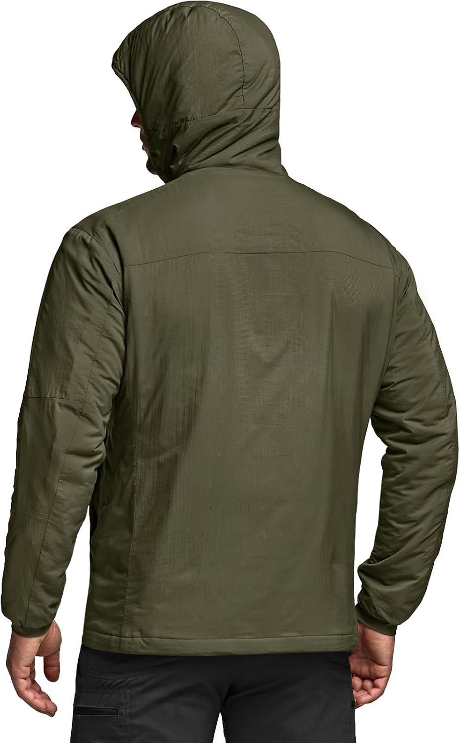 CQR Men's Lightweight Warm Insulated Jacket, Windproof Water Resistant Winter Active Coat for Hiking Work Outdoor Tactical