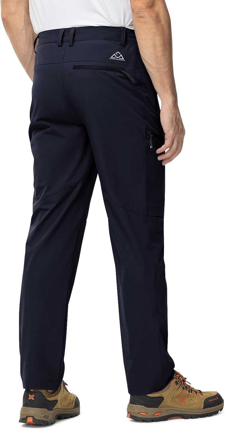 TBMPOY Mens Hiking Pants Lightweight Water Resistant Travel Outdoor Fishing