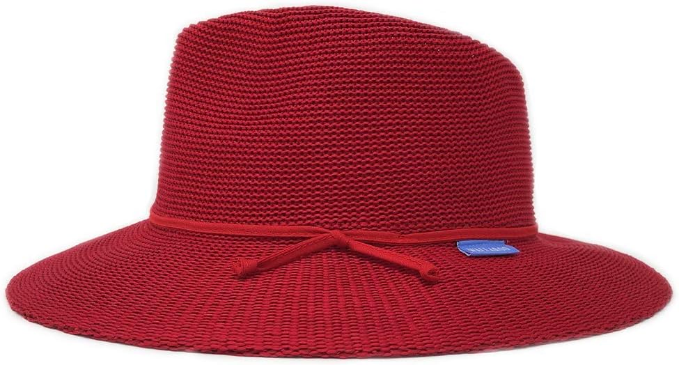 Wallaroo Hat Company Women's Victoria Fedora – UPF 50+ UV Protection, Wide Brim, Packable & Adjustable Sun Hat