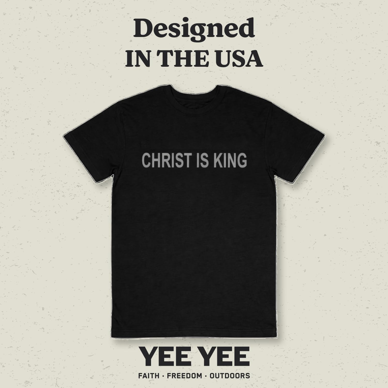 Yee Yee Apparel Christian Faith Graphic Tee Shirt – Men’s Christian Graphic Tees and Short Sleeve Shirts