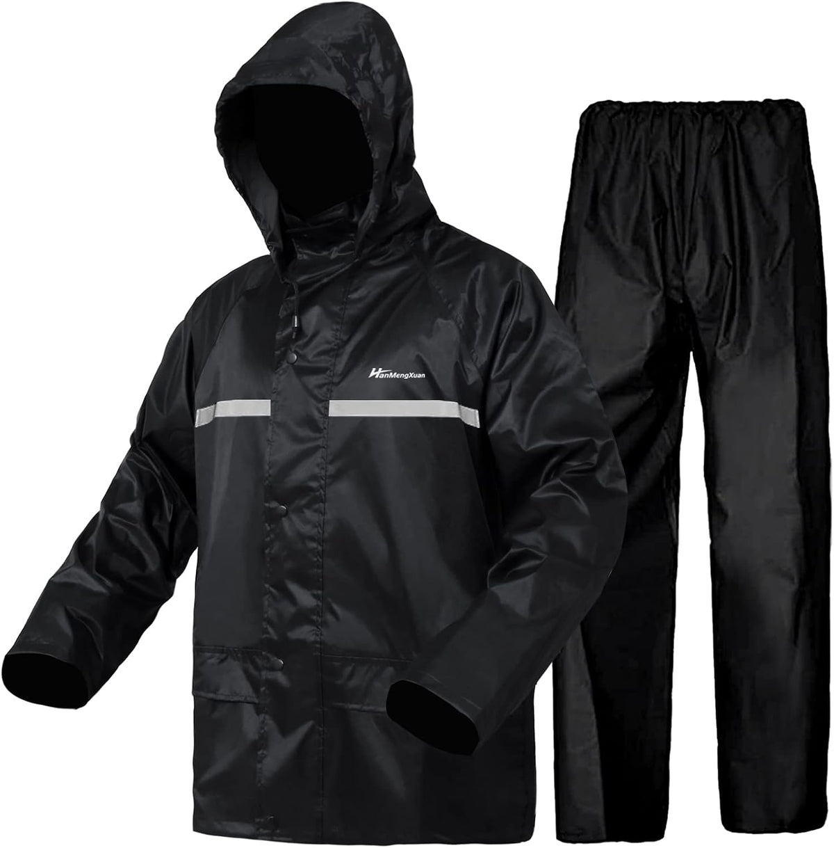 Men's Rain Suit Lightweight Waterproof Protective Raincoats (Jackets and Pants) Rain Gear Workwear