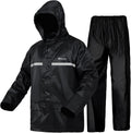 Men's Rain Suit Lightweight Waterproof Protective Raincoats (Jackets and Pants) Rain Gear Workwear