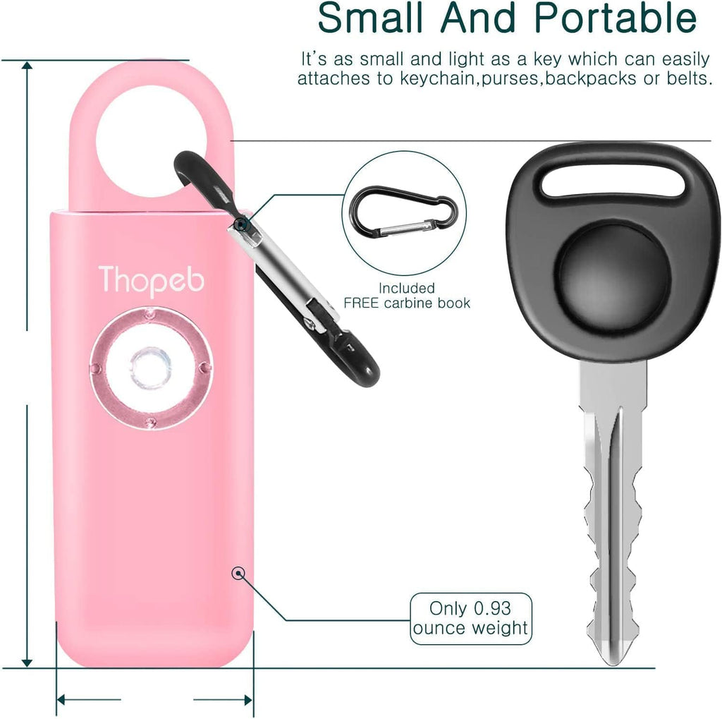 Personal Safety Alarm for Women – Superior Loud Siren & SOS Strobe