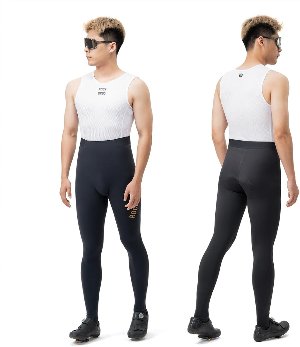 ROCKBROS Men's Padded Cycling Pants 4D Chamois Bike Tights Road MTB