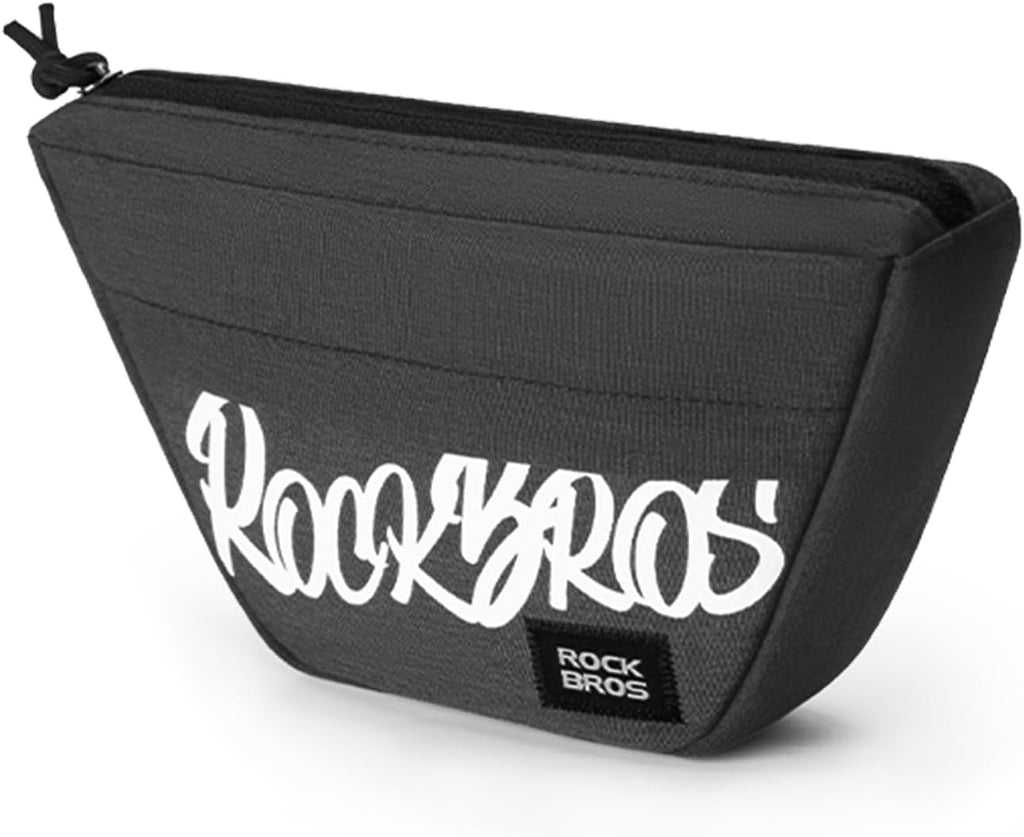 ROCKBROS Bike Handlebar Bag, Compact Front Storage Pouch for Cycling