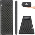Camping Sleeping Pad, SGS Certified 9.0 R-Value 4" Thick Inflatable Camping Mattress Ultralight Insulated Sleeping Pad for Tent, Car Camping, Truck Bed & All Season Outdoor Use