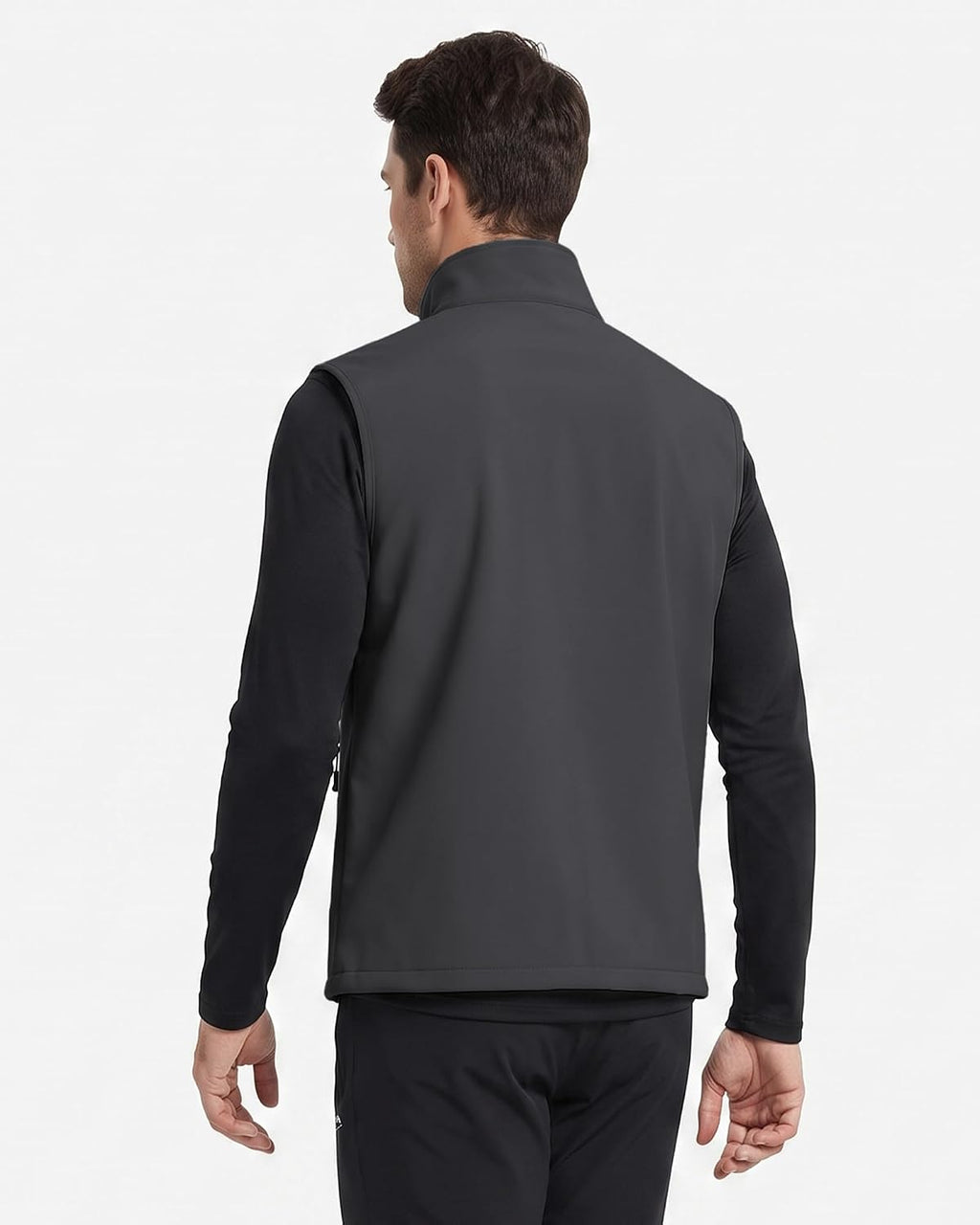 WULFUL Men's Golf Vest Windproof Lightweight Outerwear Sleeveless Jacket